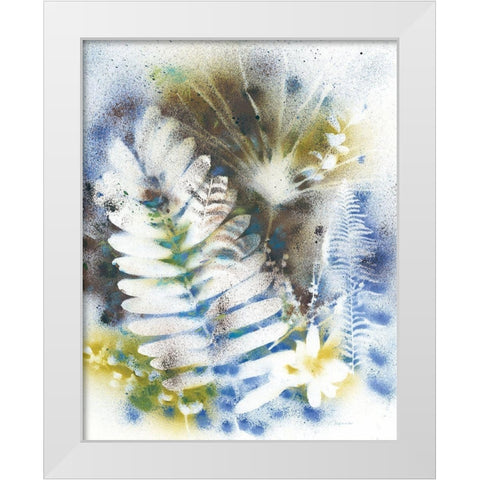 Bliss White Modern Wood Framed Art Print by Owen-Cullimore, Tracy