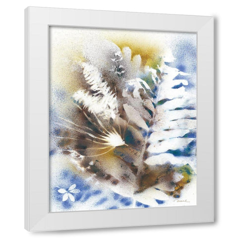 Its a Breeze White Modern Wood Framed Art Print by Owen-Cullimore, Tracy