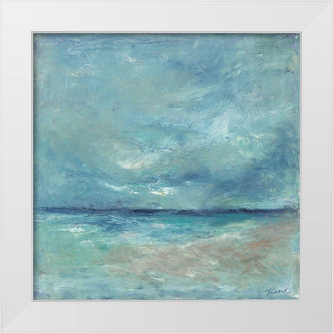 Coastal Escape White Modern Wood Framed Art Print by Owen-Cullimore, Tracy