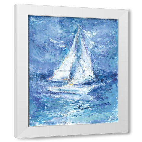 Perfect Sailing Day White Modern Wood Framed Art Print by Owen-Cullimore, Tracy