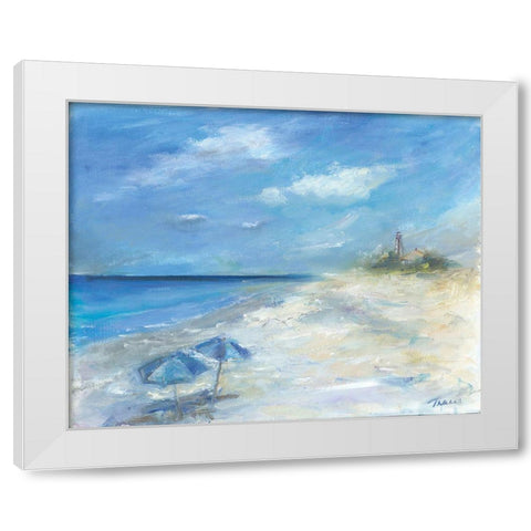 Sunday Fun Day White Modern Wood Framed Art Print by Owen-Cullimore, Tracy