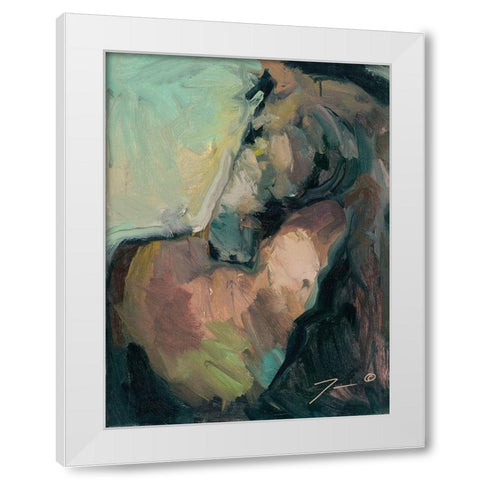 Majestic White Modern Wood Framed Art Print by Trujillo, Jose