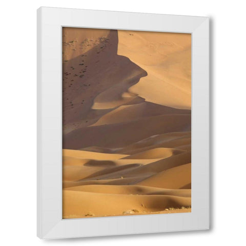 China, Badain Jaran Desert Desert scenic White Modern Wood Framed Art Print by Anon, Ellen