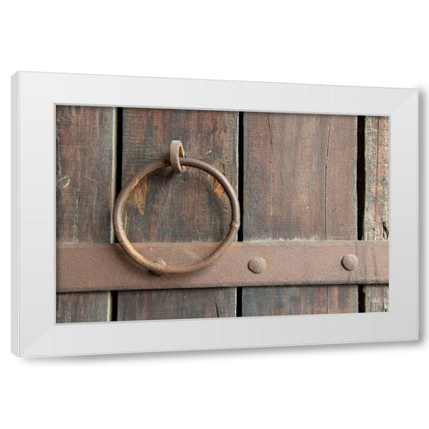 India-Delhi Humayuns Tomb-aka Maqbara-i Humayun-tomb of Mughal Emperor Humayun-circa 1558  White Modern Wood Framed Art Print by Hopkins, Cindy Miller