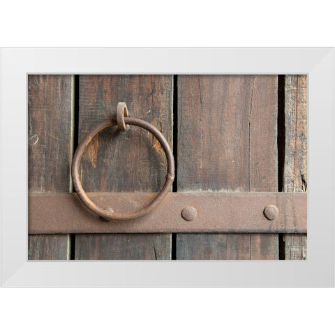 India-Delhi Humayuns Tomb-aka Maqbara-i Humayun-tomb of Mughal Emperor Humayun-circa 1558  White Modern Wood Framed Art Print by Hopkins, Cindy Miller