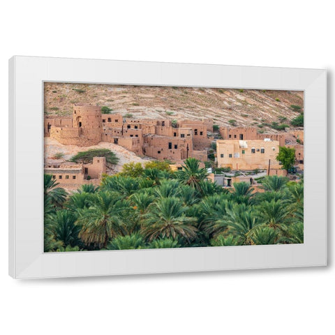 Middle East-Arabian Peninsula-Oman-Ad Dakhiliyah-Nizwa White Modern Wood Framed Art Print by Wilson, Emily M.