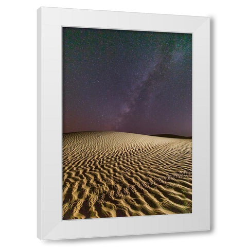 Middle East-Arabian Peninsula-Ash Sharqiyah North-Bidiyah White Modern Wood Framed Art Print by Wilson, Emily M.