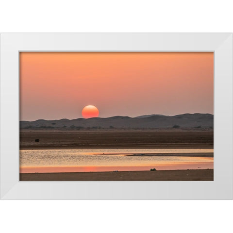 Middle East-Arabian Peninsula-Ash Sharqiyah South-Jalan Bani Buali White Modern Wood Framed Art Print by Wilson, Emily M.
