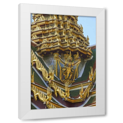 Thailand, Bangkok Exterior view of Royal Palace White Modern Wood Framed Art Print by Shimlock, Jones