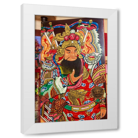 Pung Tao Gong Ancestral Temple- Chiang Mai- Thailand White Modern Wood Framed Art Print by Haseltine, Tom