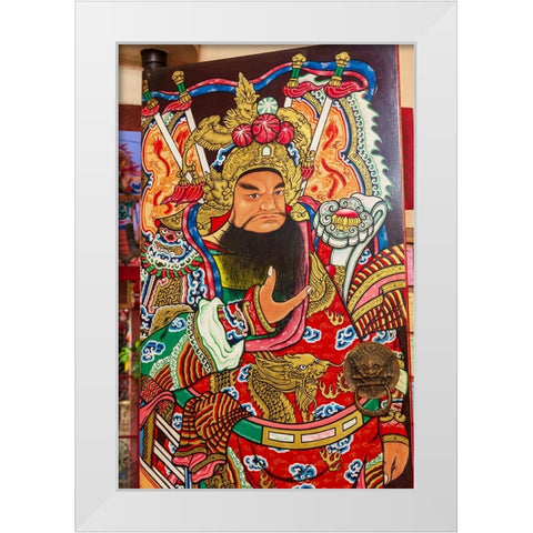 Pung Tao Gong Ancestral Temple- Chiang Mai- Thailand White Modern Wood Framed Art Print by Haseltine, Tom
