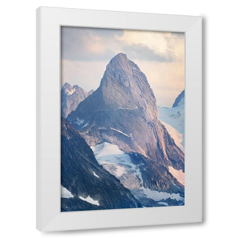 Bugaboo Spire-Bugaboo Provincial Park Purcell Mountains-British Columbia White Modern Wood Framed Art Print by Majchrowicz, Alan