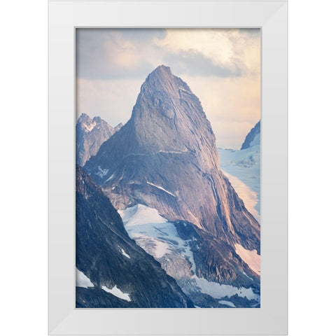 Bugaboo Spire-Bugaboo Provincial Park Purcell Mountains-British Columbia White Modern Wood Framed Art Print by Majchrowicz, Alan