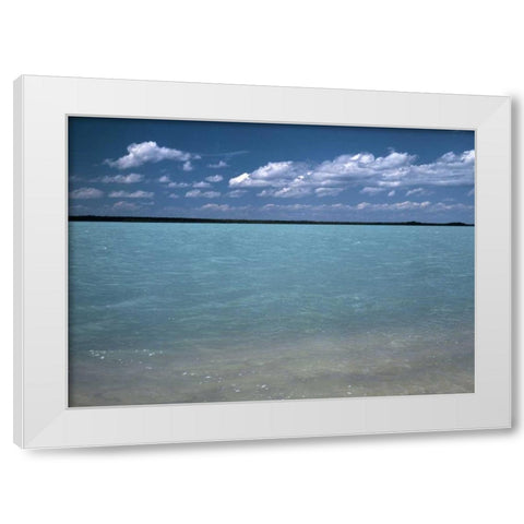 Canada, Manitoba, Lake Manitoba White Modern Wood Framed Art Print by Grandmaison, Mike