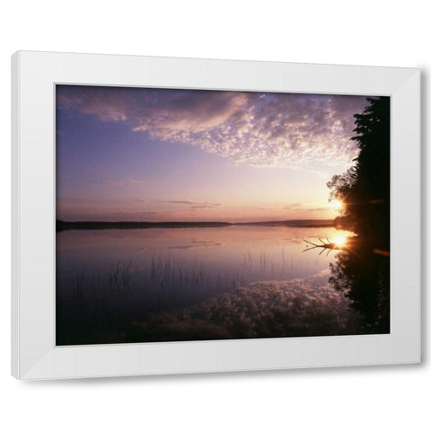 Canada, Manitoba, Duck Mountain Provincial Park White Modern Wood Framed Art Print by Grandmaison, Mike