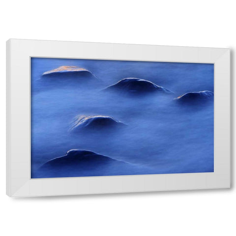 Canada, Manitoba Lake Winnipeg shoreline White Modern Wood Framed Art Print by Grandmaison, Mike