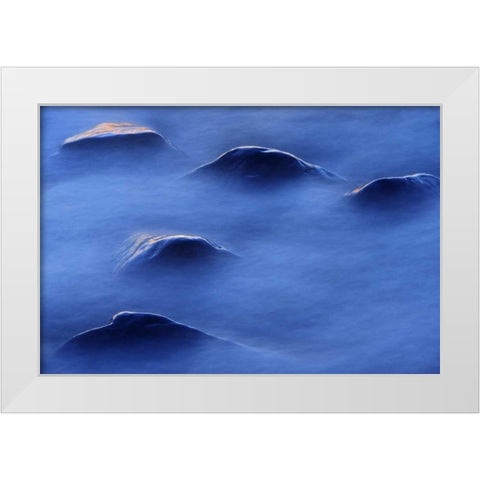 Canada, Manitoba Lake Winnipeg shoreline White Modern Wood Framed Art Print by Grandmaison, Mike