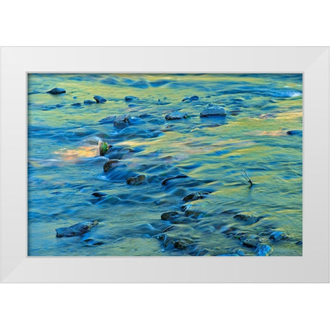 Canada-New Brunswick-Saint-Jacques La Petite Riviere Iroquois scenic White Modern Wood Framed Art Print by Jaynes Gallery
