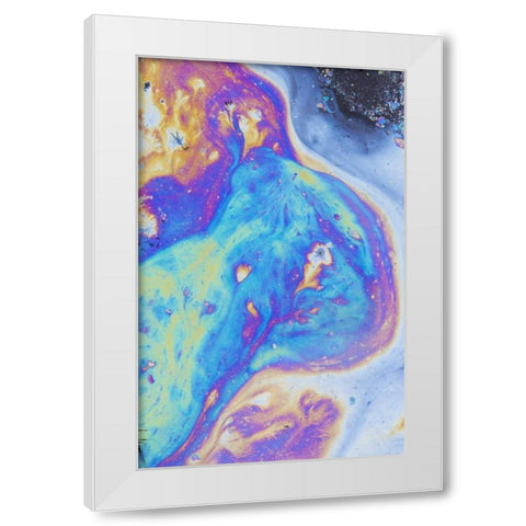 Canada, Quebec, Natural plant oil display White Modern Wood Framed Art Print by Delisle, Gilles