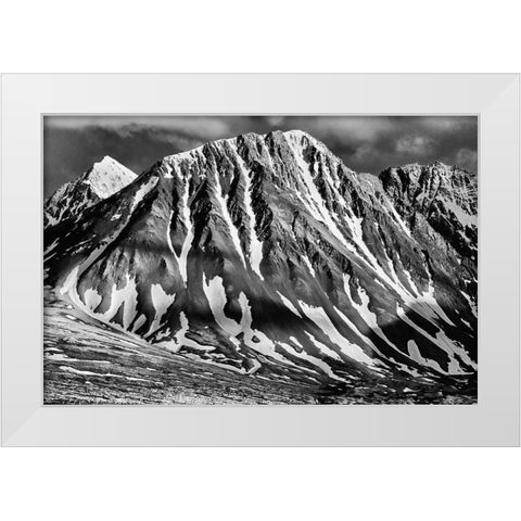 Canada-Yukon-Haines Junction St Elias Mountains landscape White Modern Wood Framed Art Print by Jaynes Gallery