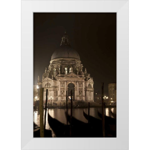 Italy, Venice San Giorgio Maggiore church White Modern Wood Framed Art Print by Young, Bill