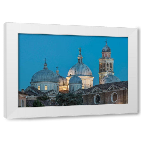 Italy-Padua-Basilica of St Anthony White Modern Wood Framed Art Print by Tilley, Rob