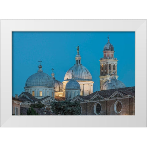 Italy-Padua-Basilica of St Anthony White Modern Wood Framed Art Print by Tilley, Rob