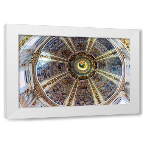 Santa Maria Maggiore-Rome-Italy Built 422-432-in honor of Virgin Mary White Modern Wood Framed Art Print by Perry, William