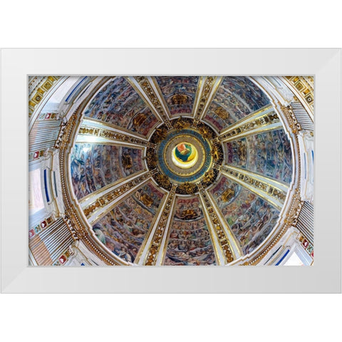 Santa Maria Maggiore-Rome-Italy Built 422-432-in honor of Virgin Mary White Modern Wood Framed Art Print by Perry, William