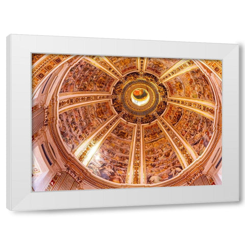 Santa Maria Maggiore-Rome-Italy Built 422-432-in honor of Virgin Mary White Modern Wood Framed Art Print by Perry, William