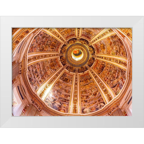 Santa Maria Maggiore-Rome-Italy Built 422-432-in honor of Virgin Mary White Modern Wood Framed Art Print by Perry, William
