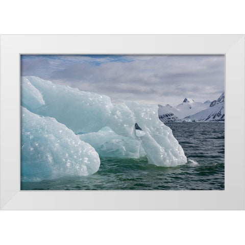 Norway-Svalbard-Spitsbergen-Hornsund White Modern Wood Framed Art Print by Hopkins, Cindy Miller