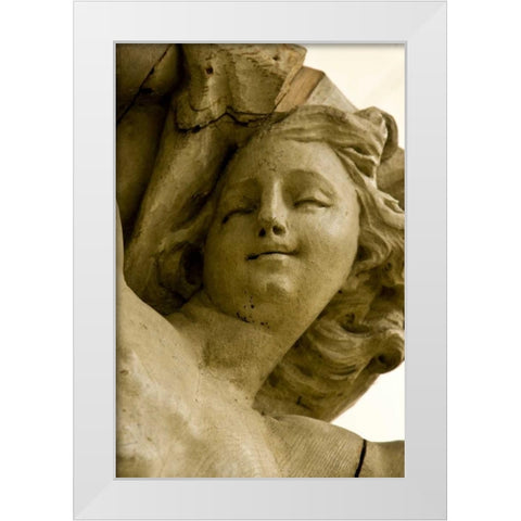 Poland, Gdansk Cherub in St Marys Church White Modern Wood Framed Art Print by Ross, Nancy ,  Steve