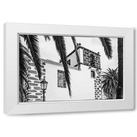 Canary Islands-La Palma Island-San Andres-Iglesia de San Andres church-built in 1515 White Modern Wood Framed Art Print by Bibikow, Walter