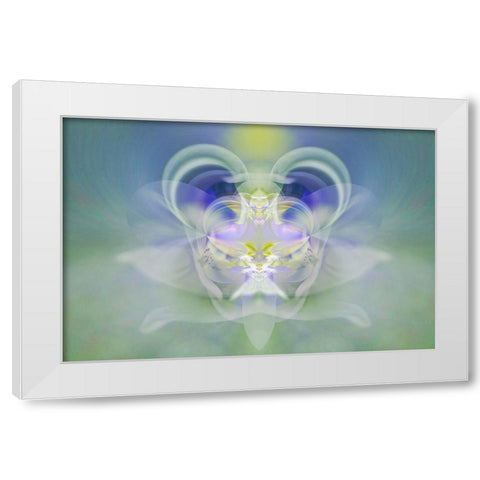 Star of Bethlehem White Modern Wood Framed Art Print by Jones, Adam