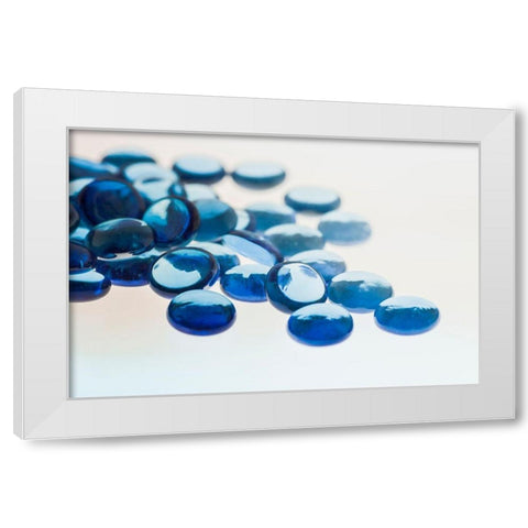 Glass Pebbles with light White Modern Wood Framed Art Print by Beraldo, Zandina Muench