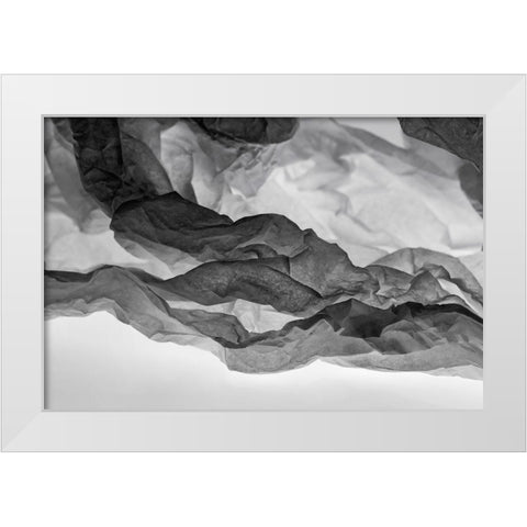 Tissue Paper on Light abstracts White Modern Wood Framed Art Print by Beraldo, Zandina Muench