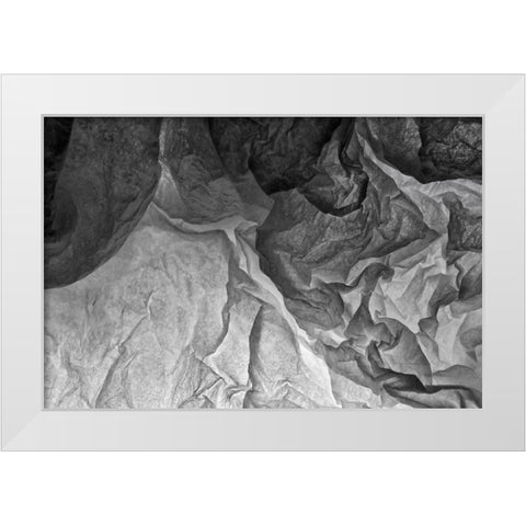 Tissue Paper on Light abstracts White Modern Wood Framed Art Print by Beraldo, Zandina Muench