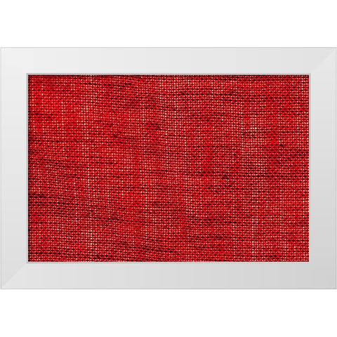 Colorful fabric detail White Modern Wood Framed Art Print by Muench, Zandria