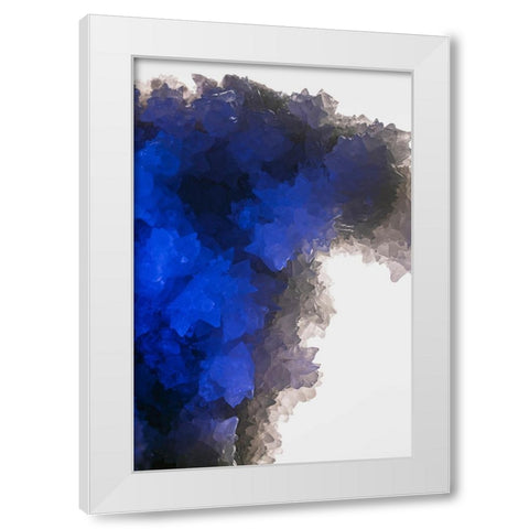 Quartz crystals White Modern Wood Framed Art Print by Muench, Zandria