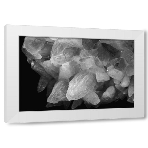 Rose Quartz White Modern Wood Framed Art Print by Muench, Zandria
