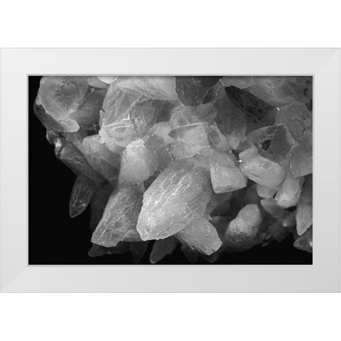 Rose Quartz White Modern Wood Framed Art Print by Muench, Zandria