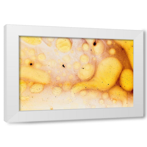 Paint-oil and water White Modern Wood Framed Art Print by Muench, Zandria