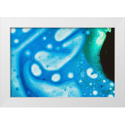 Paint-oil and water White Modern Wood Framed Art Print by Muench, Zandria