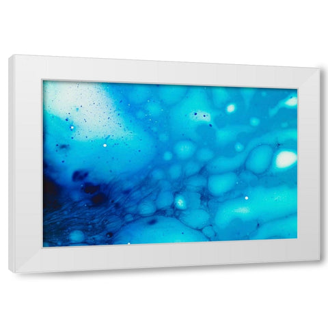 Paint-oil and water White Modern Wood Framed Art Print by Muench, Zandria