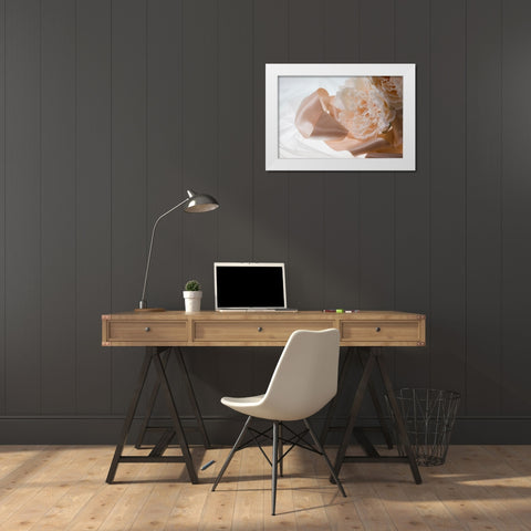 Flowers and light White Modern Wood Framed Art Print by Muench, Zandria