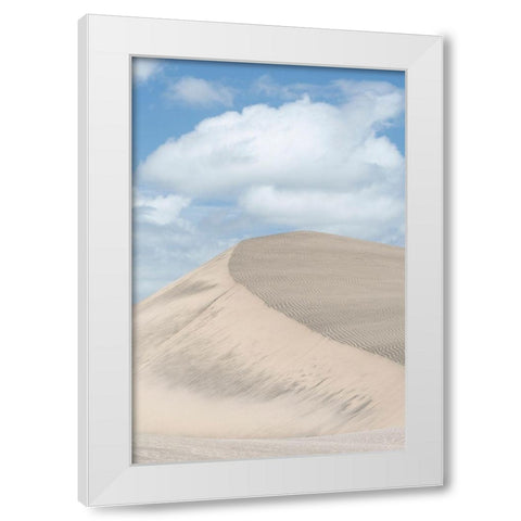 Fiji-Viti Levu Sand dunes White Modern Wood Framed Art Print by Merrill Images