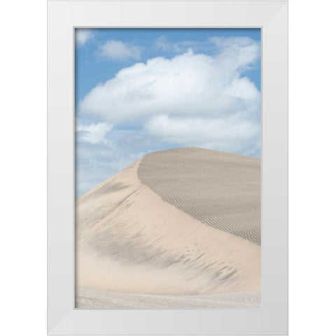 Fiji-Viti Levu Sand dunes White Modern Wood Framed Art Print by Merrill Images