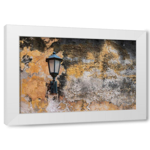 South America-Colombia-Cartagena The Palace of Inquisition-aka Inquisition Palace White Modern Wood Framed Art Print by Hopkins, Cindy Miller