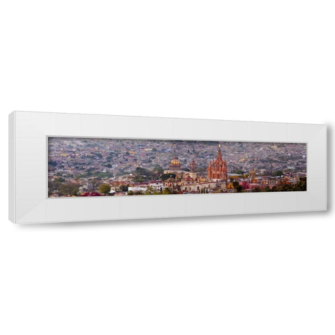 Mexico, San Miguel de Allende White Modern Wood Framed Art Print by Paulson, Don
